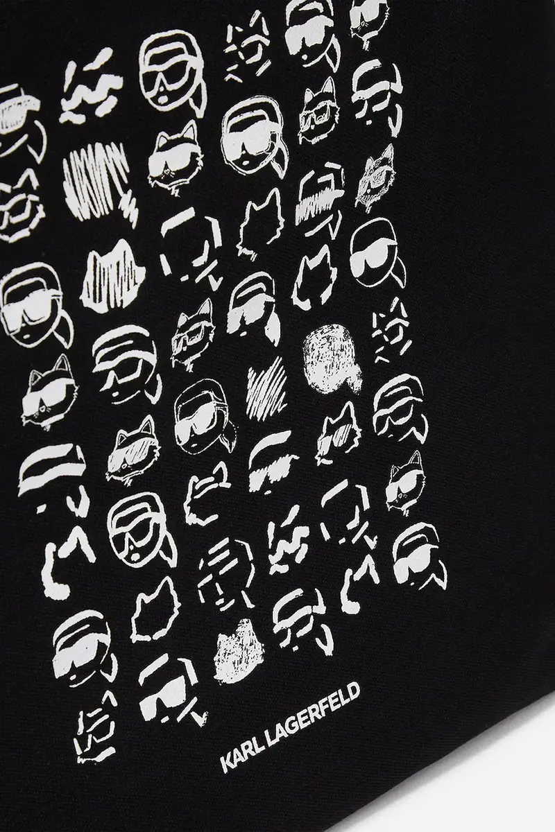 Karl Lagerfeld Borsa a mano Nero 3636121 miniatura 3