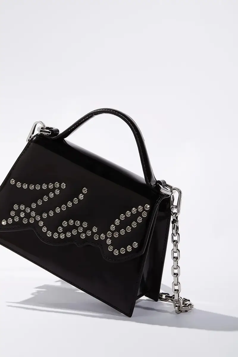 Karl Lagerfeld Borsa a mano Nero 3648382 miniatura 5