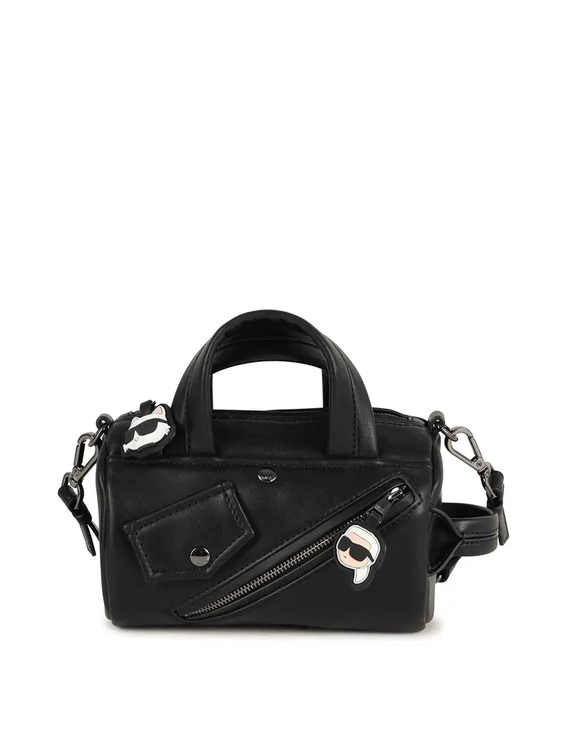 Borsa Con Logo Nero