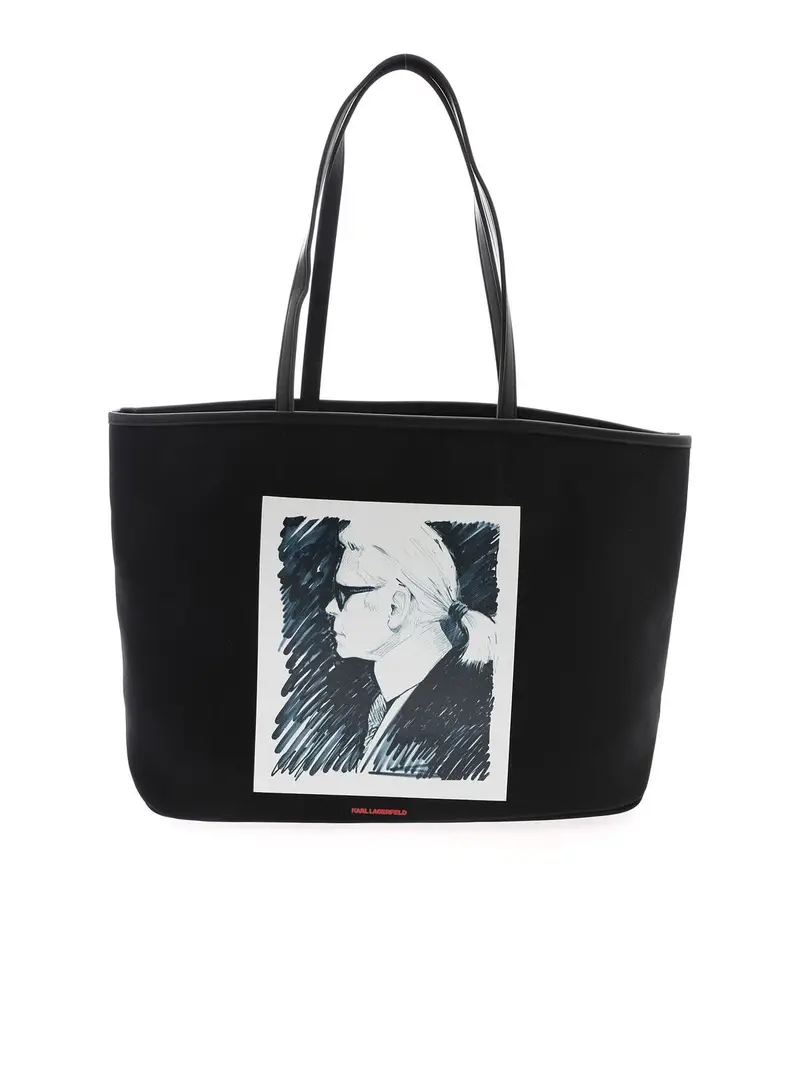 Borsa Tote Karl Legend Nero