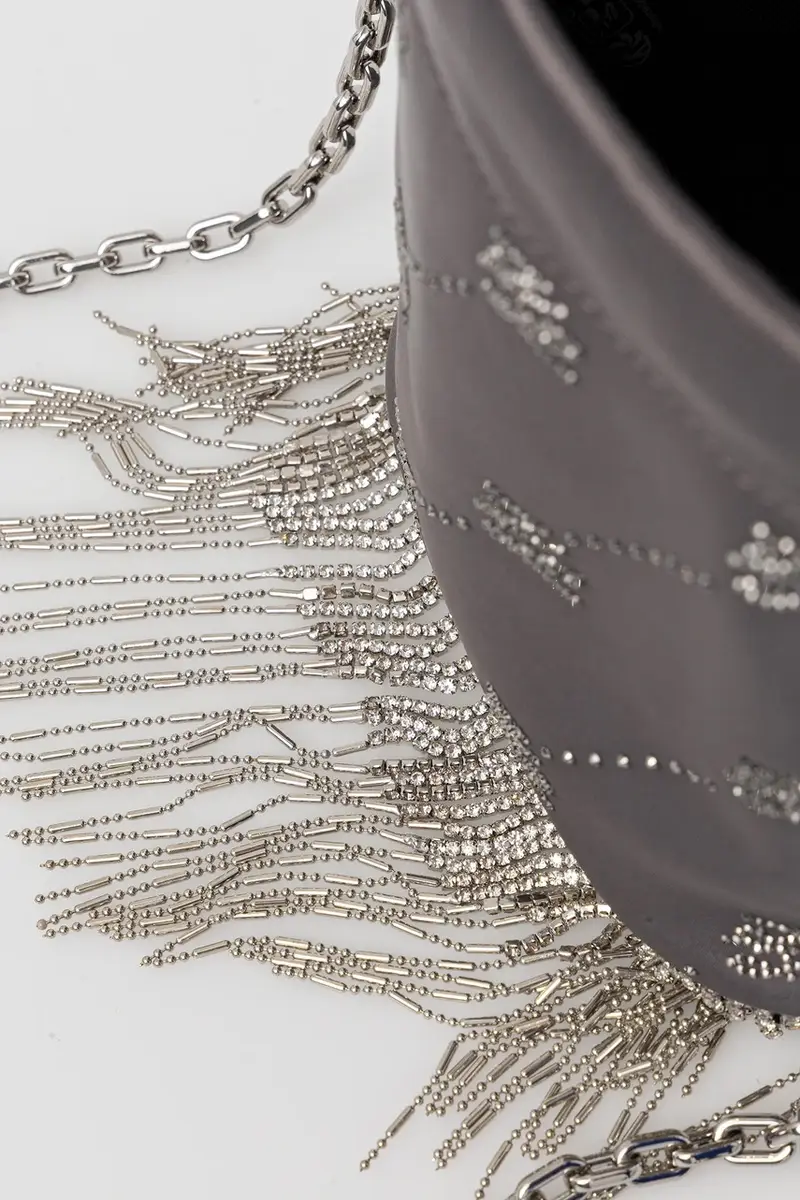 borsetta colore grigio A4W30112 miniatura 4