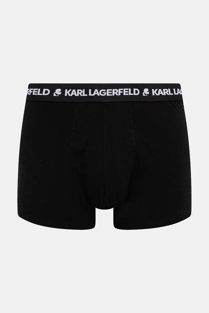 Karl Lagerfeld Boxer Uomo Nero 3626876 miniatura 4