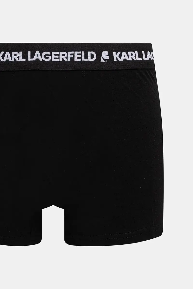 Karl Lagerfeld Boxer Uomo Nero 3626876 miniatura 5