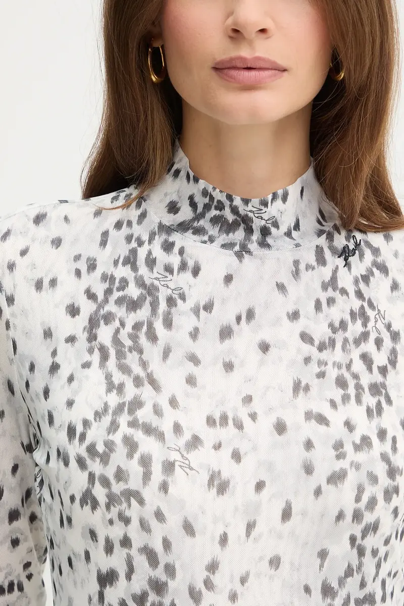 camicetta donna colore bianco A4W17044 miniatura 4