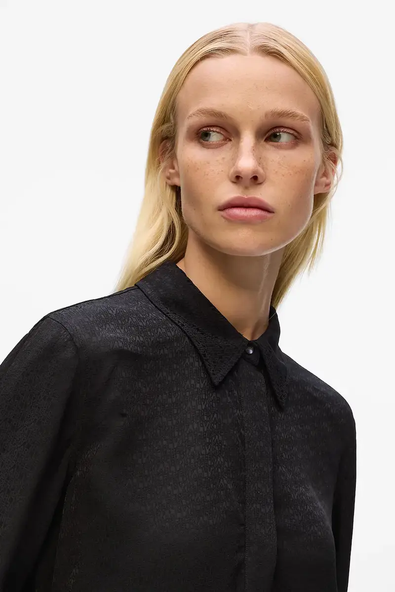 camicetta donna colore nero A4W11012 miniatura 3