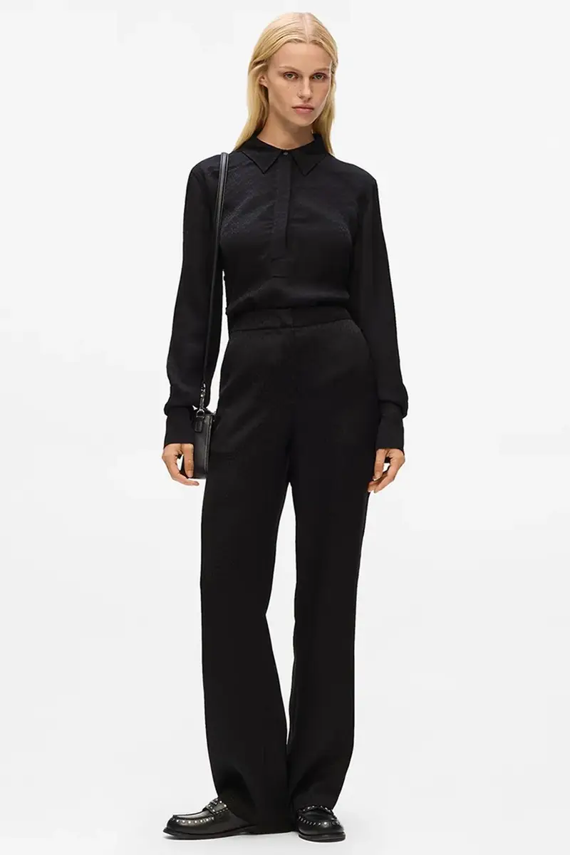 camicetta donna colore nero A4W11012 miniatura 4