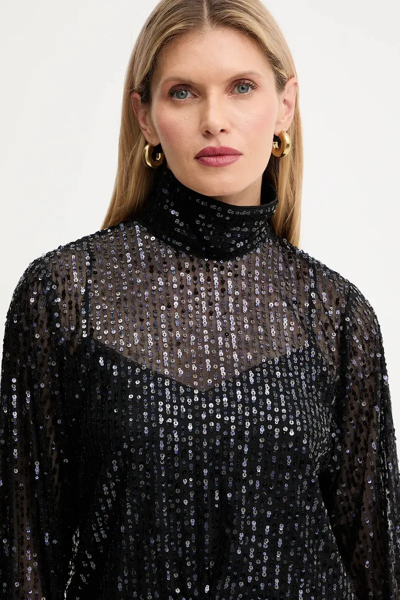 camicetta donna colore nero A4W11020 miniatura 4