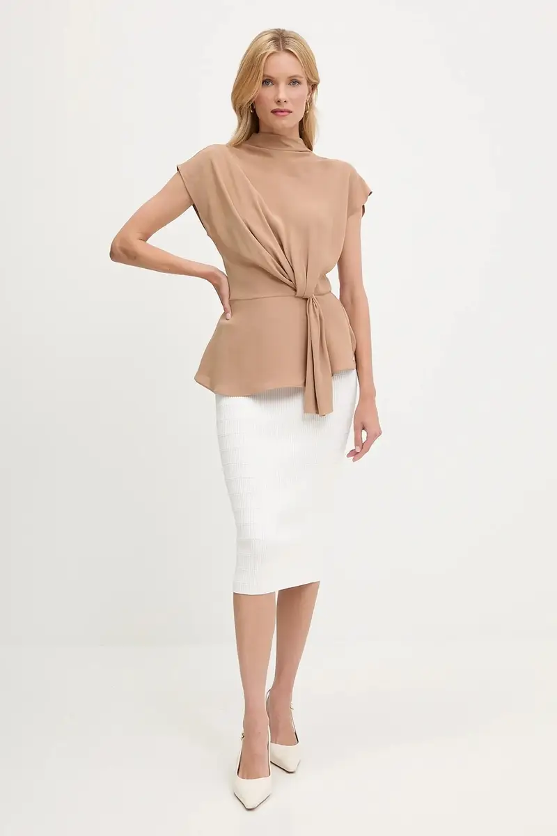 camicetta donna colore verde A3W11017 miniatura 2