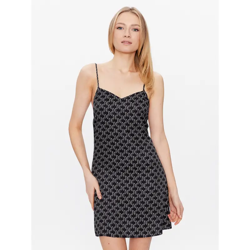 Camicia da notte 225W2135 Nero Regular Fit