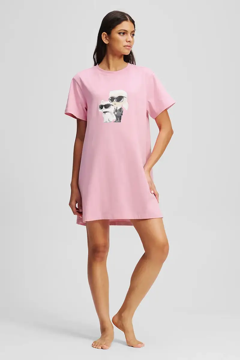 camicia da notte di lana donna colore rosa A3W45007 miniatura 4