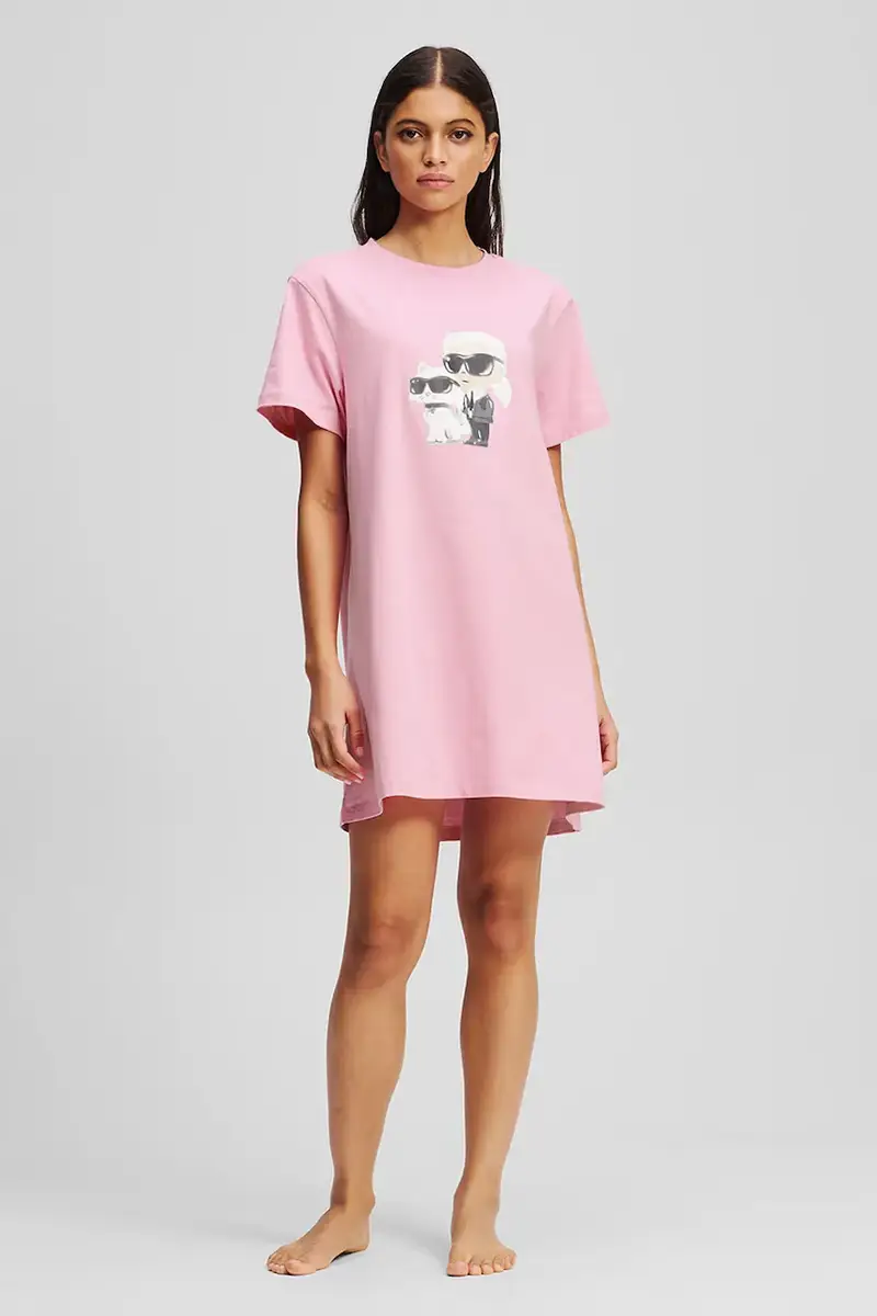 camicia da notte di lana donna colore rosa A3W45007