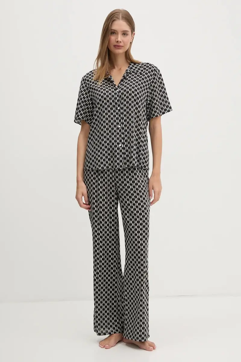 camicia donna colore nero A1W46044 miniatura 2