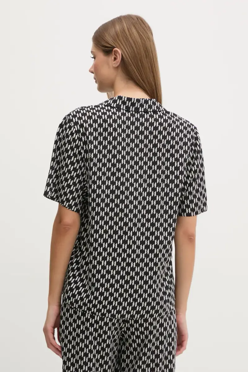 camicia donna colore nero A1W46044 miniatura 3