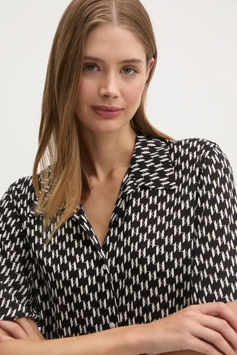 camicia donna colore nero A1W46044 miniatura 4