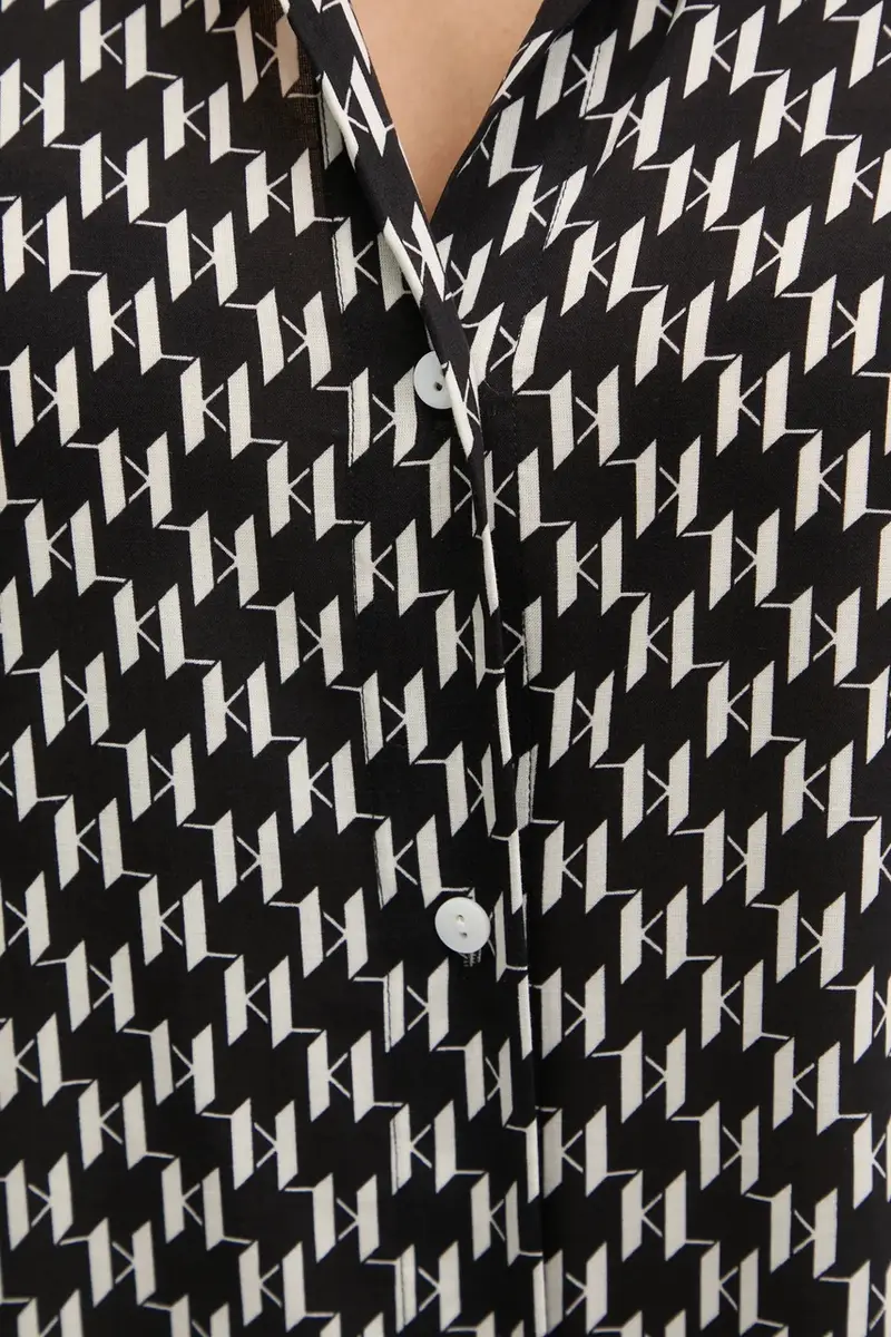 camicia donna colore nero A1W46044 miniatura 5