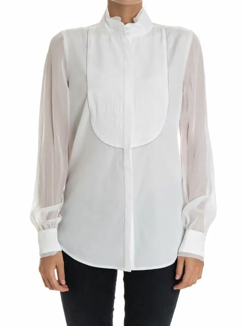 Camicia in cotone Bianco