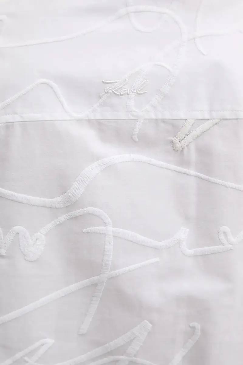 camicia in cotone donna colore bianco A3W11021 miniatura 5