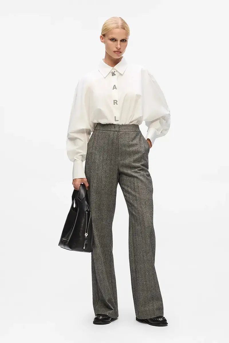 camicia in cotone donna colore bianco A4W11022 miniatura 4