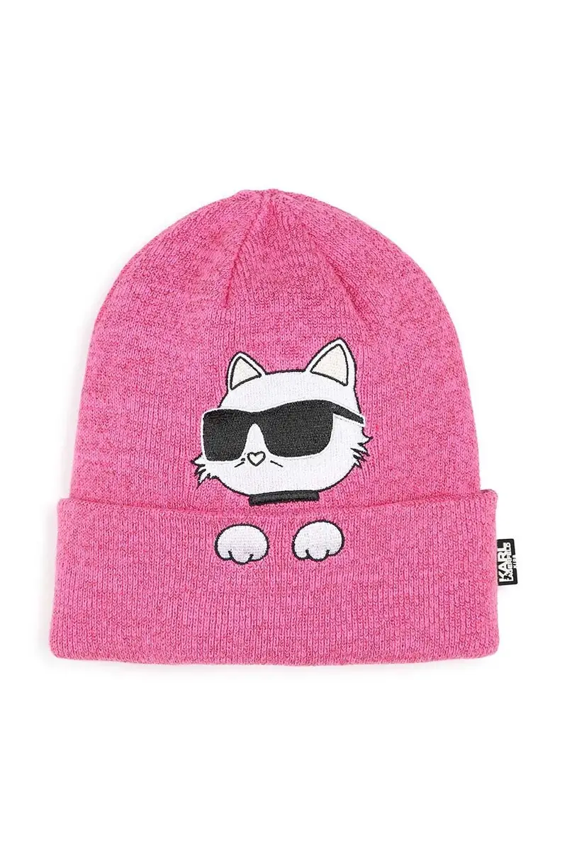 cappello e sciarpa bambini Rosa miniatura 3
