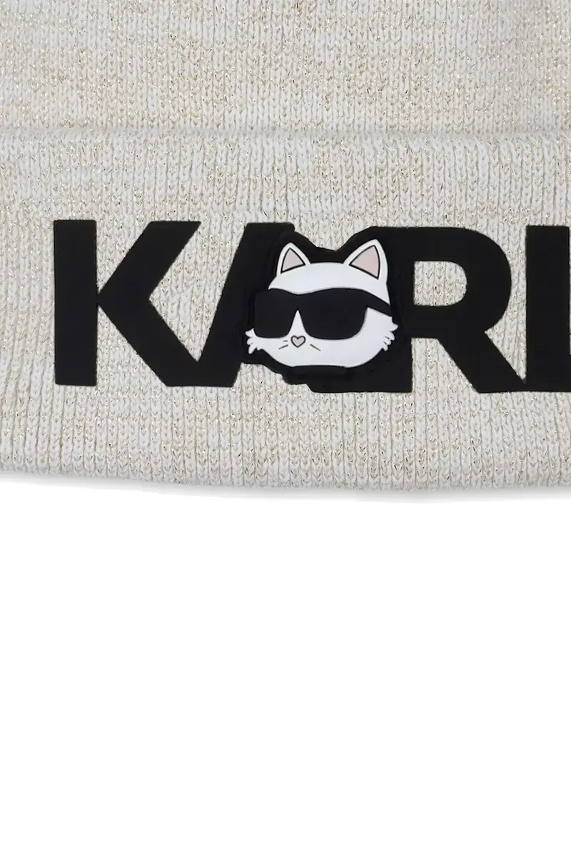 cappello e sciarpa in cotone per bambini colore beige Z31013 miniatura 4