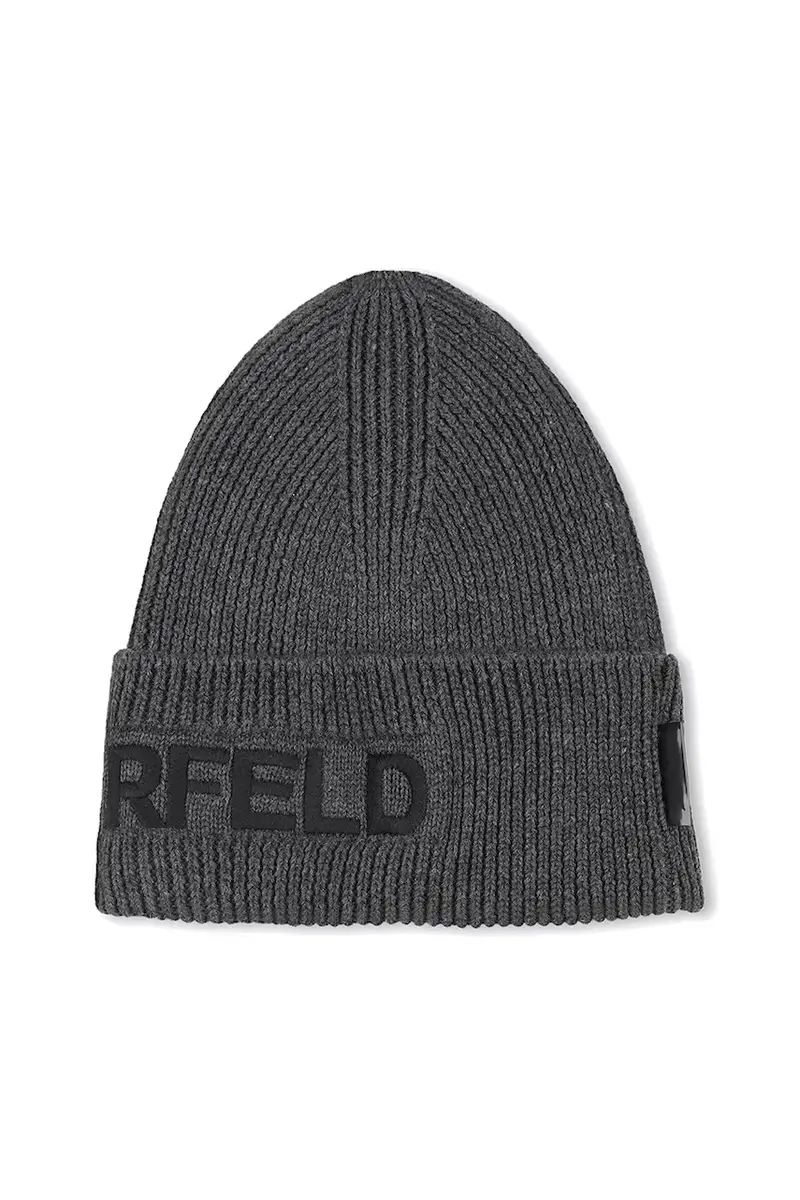 cappello e sciarpa in cotone per bambini colore grigio Z31031 miniatura 4