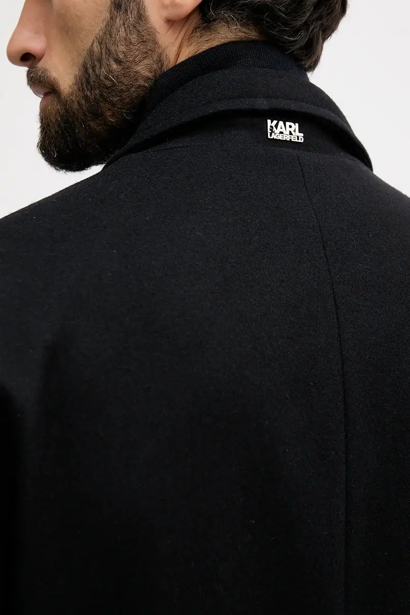 cappotto con aggiunta di lana colore nero 554750.455730 miniatura 5