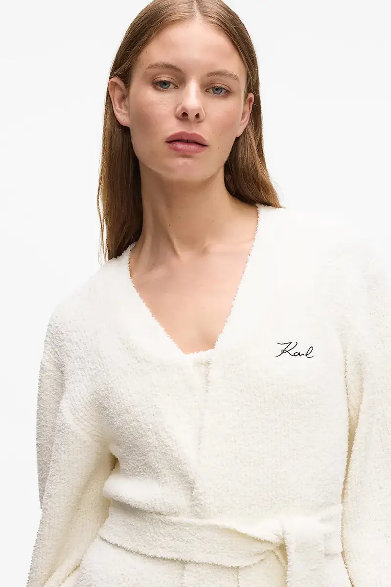 cardigan colore beige A4W44006 miniatura 3