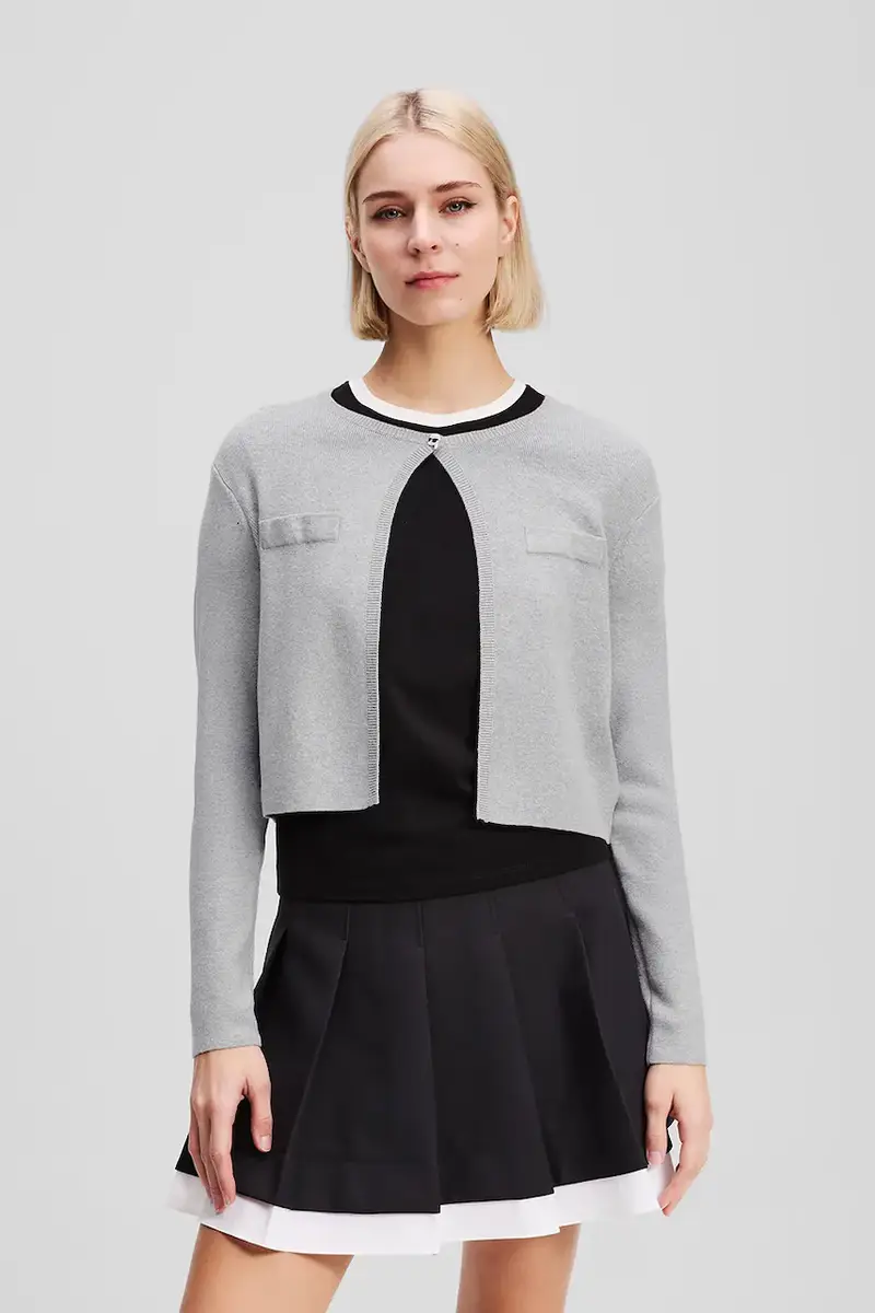 Karl Lagerfeld Cardigan Donna Grigio 3137770