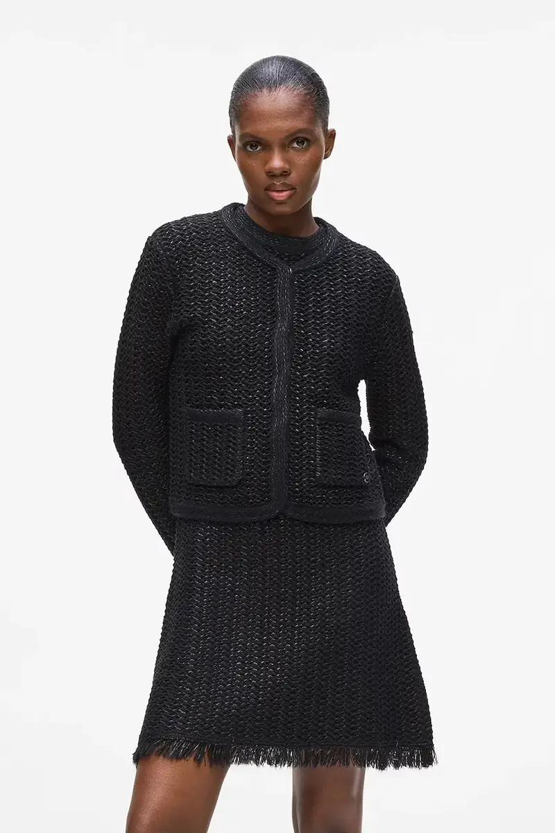 Karl Lagerfeld Cardigan Donna Nero 3776783