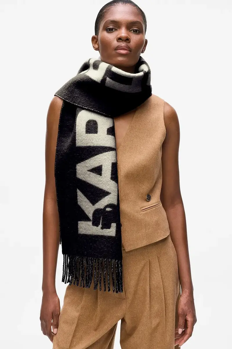 cardigan con lana colore nero A4W33125 miniatura 5