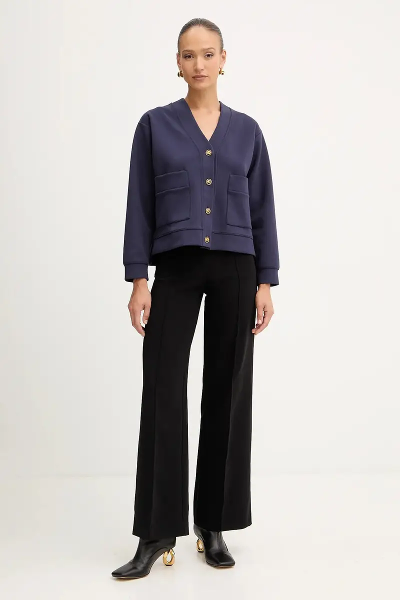 Karl Lagerfeld Cardigan Donna Blu 3595968 miniatura 2