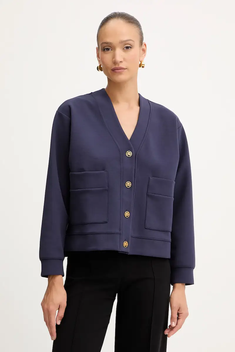Karl Lagerfeld Cardigan Donna Blu 3595968