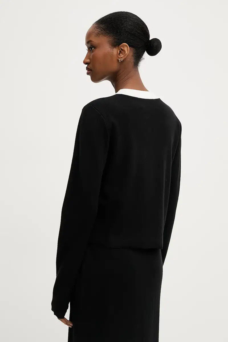 Karl Lagerfeld Cardigan Donna Nero 2985312 miniatura 3