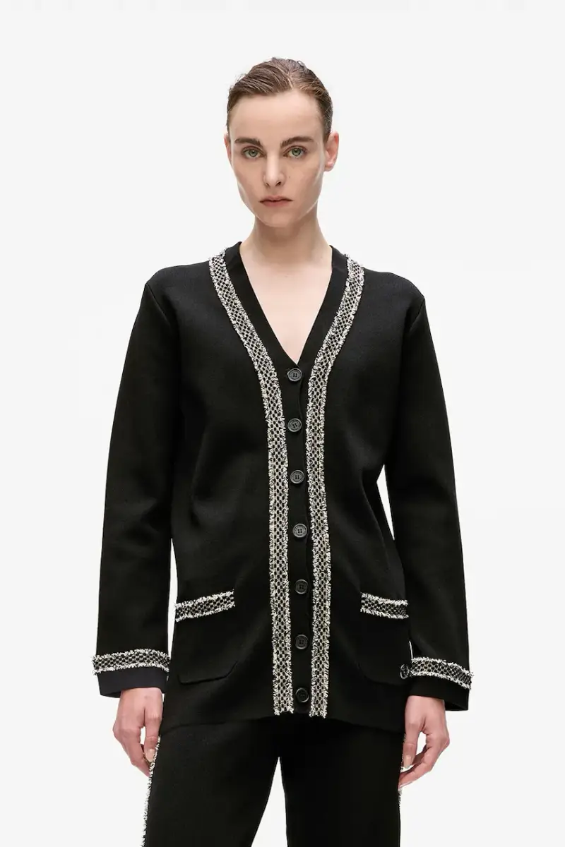 Karl Lagerfeld Cardigan Donna Nero 3646294