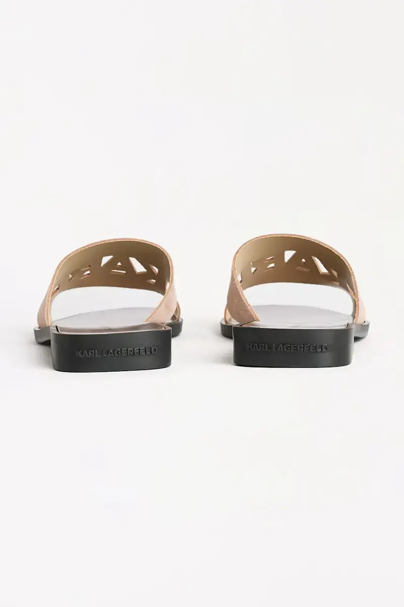 ciabatte slide in camoscio SKOOT II donna colore rosa KL80402 miniatura 3