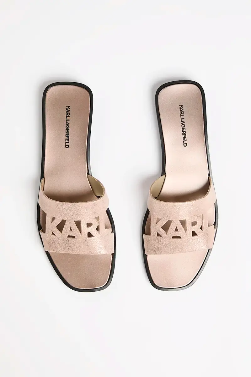 ciabatte slide in camoscio SKOOT II donna colore rosa KL80402 miniatura 4