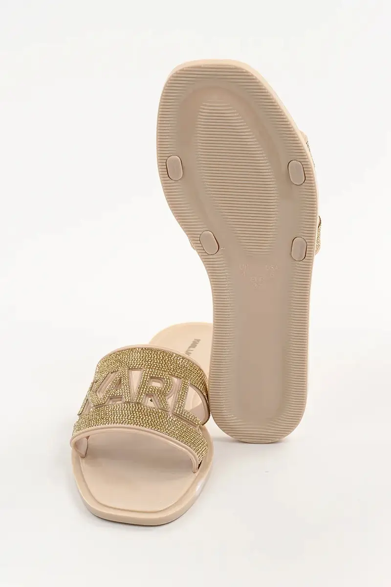 ciabatte slide JELLY III donna colore oro KL80005S miniatura 5