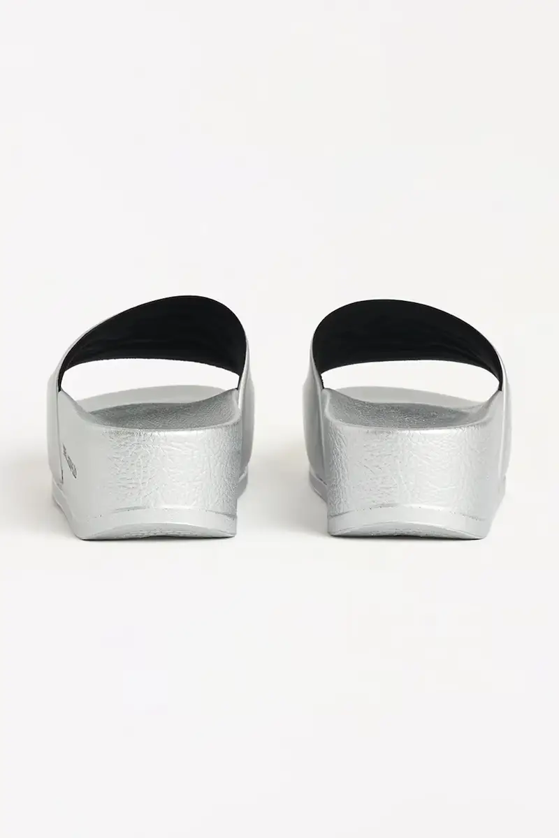 ciabatte slide KONDO MAXI donna colore argento KL80872 miniatura 3