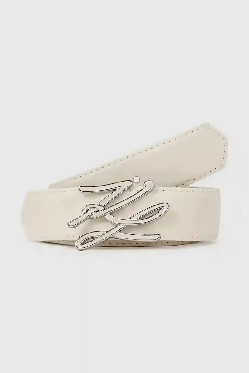 cintura in pelle bilaterale donna colore beige A4W33022