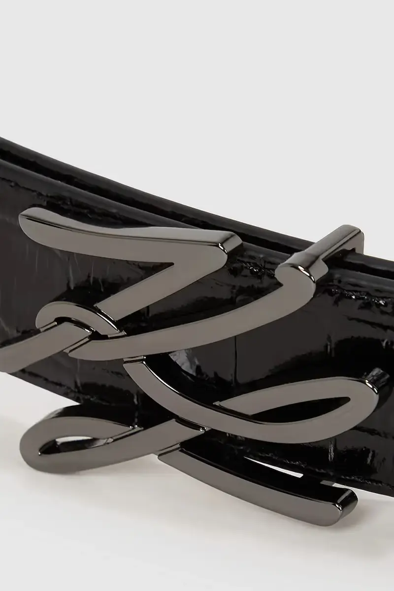 cintura in pelle bilaterale donna colore nero A4W33023 miniatura 3