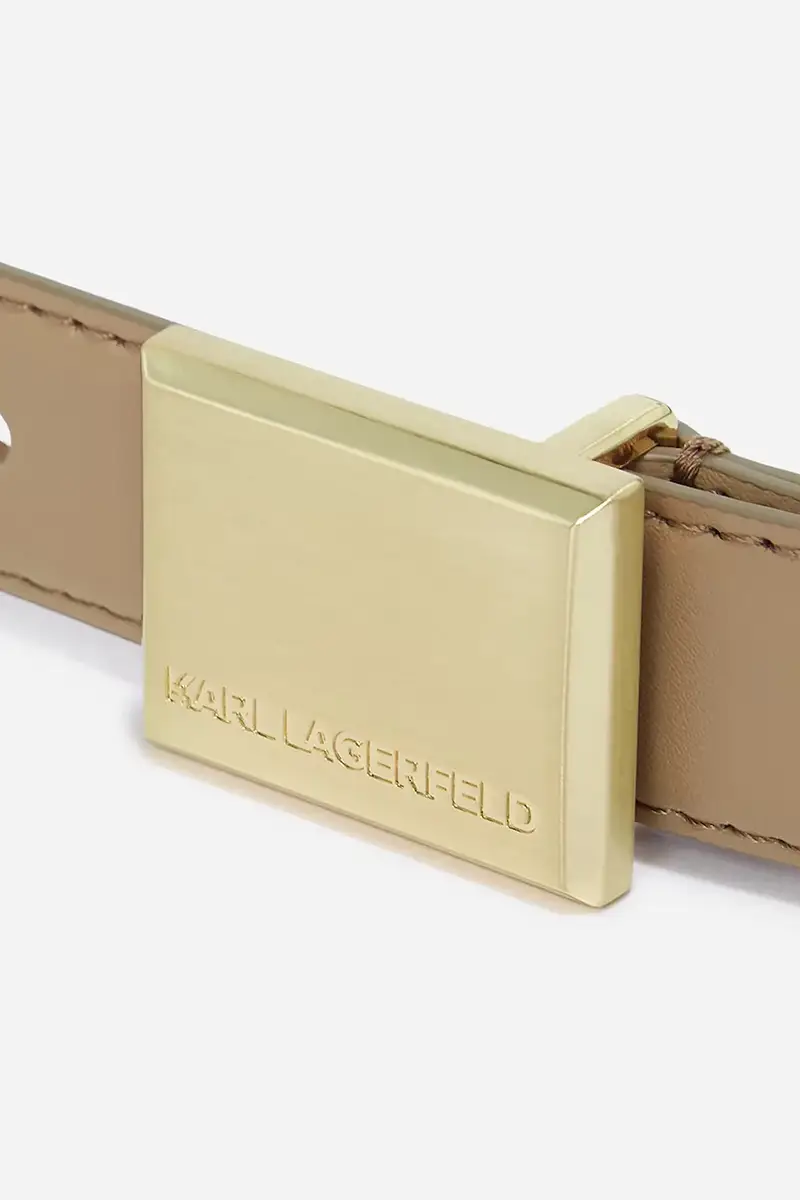 cintura in pelle donna colore beige A2W33051 miniatura 3