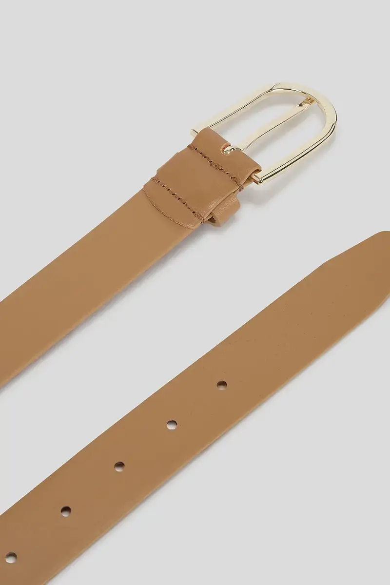 cintura in pelle donna colore marrone A3W33041 miniatura 3