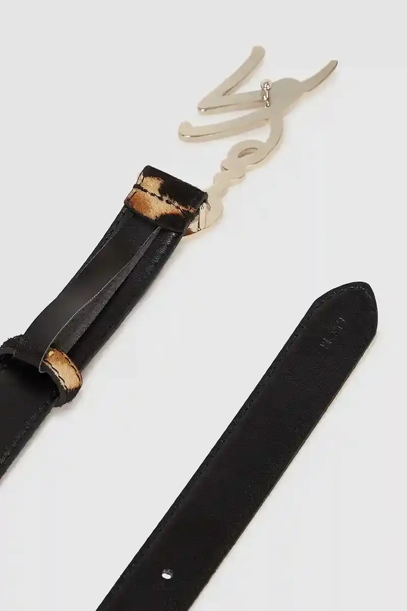 cintura in pelle donna colore marrone A4W33024 miniatura 4