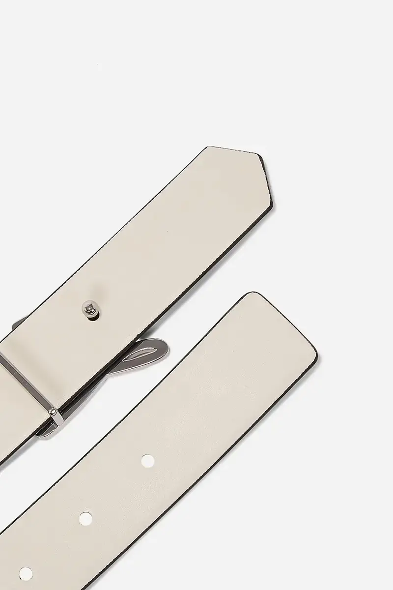 cintura in pelle donna colore nero A2W33057 miniatura 4