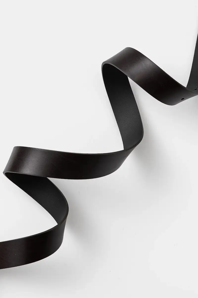 cintura in pelle Marrone miniatura 2