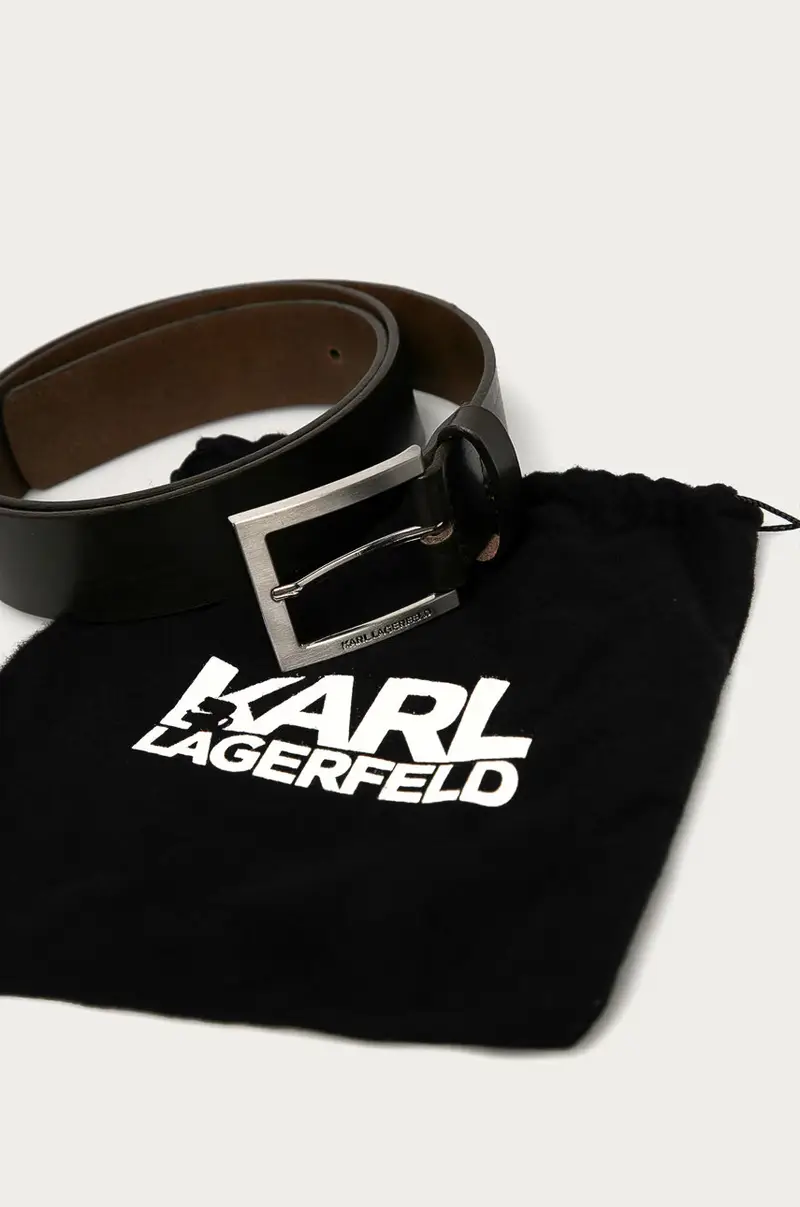 cintura in pelle Marrone miniatura 3