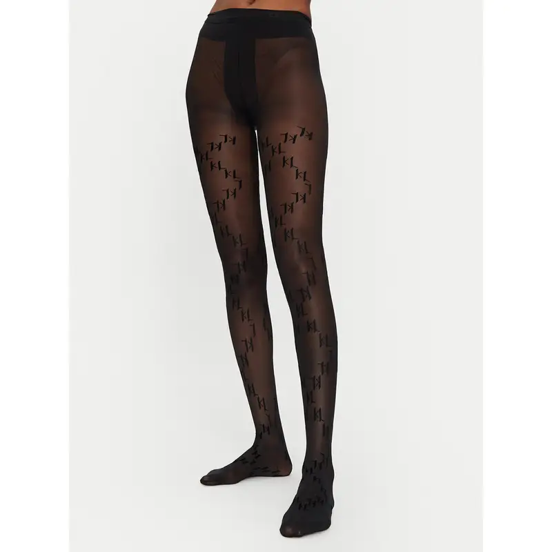 Collant da donna KARL LAGERFELD 246W3903 Nero