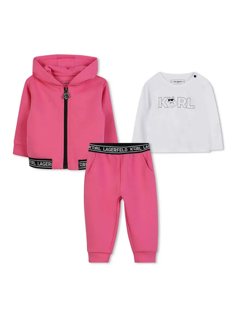 Completo 3 Pezzi Con Logo Multicolore