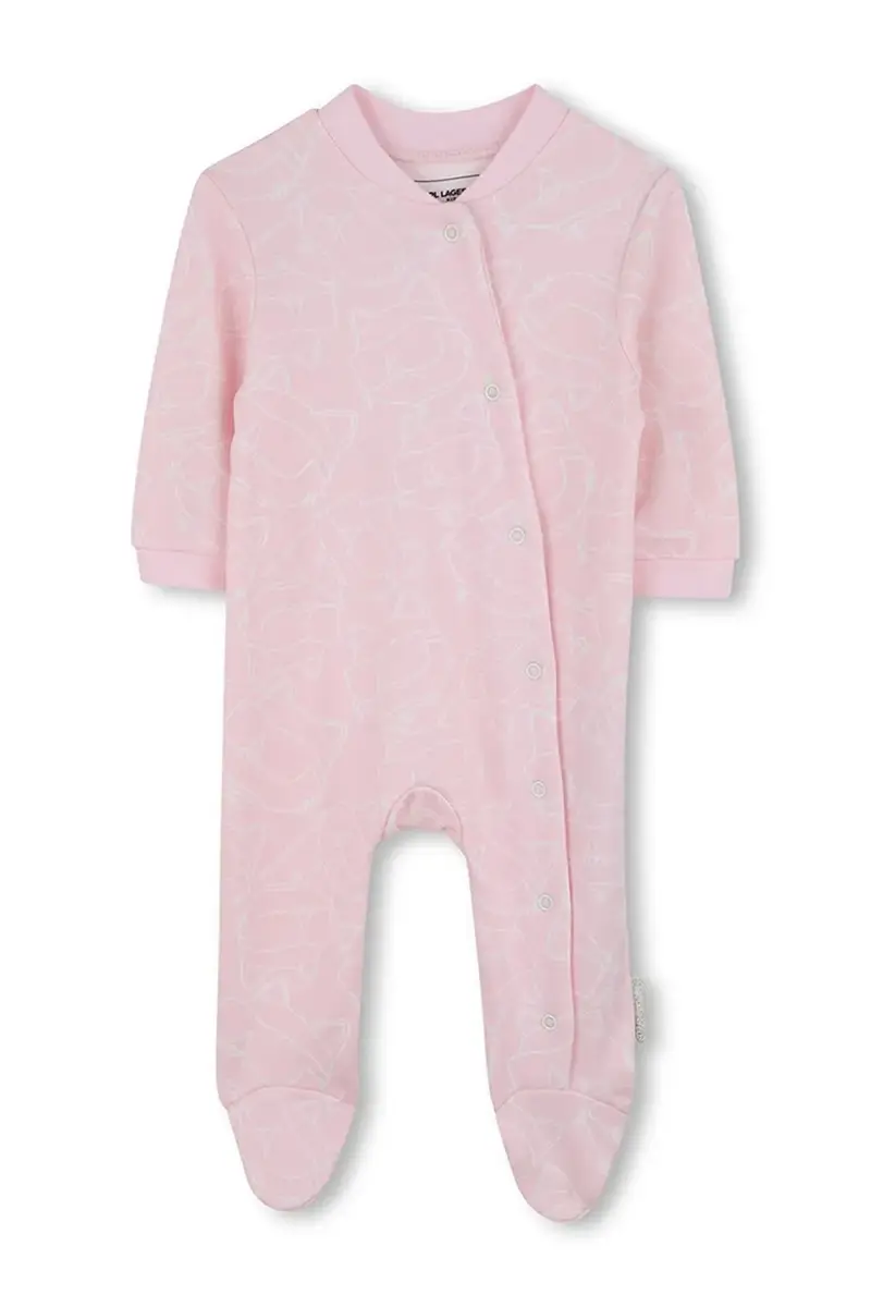 completo in cotone neonato/a Z30968 Rosa miniatura 3