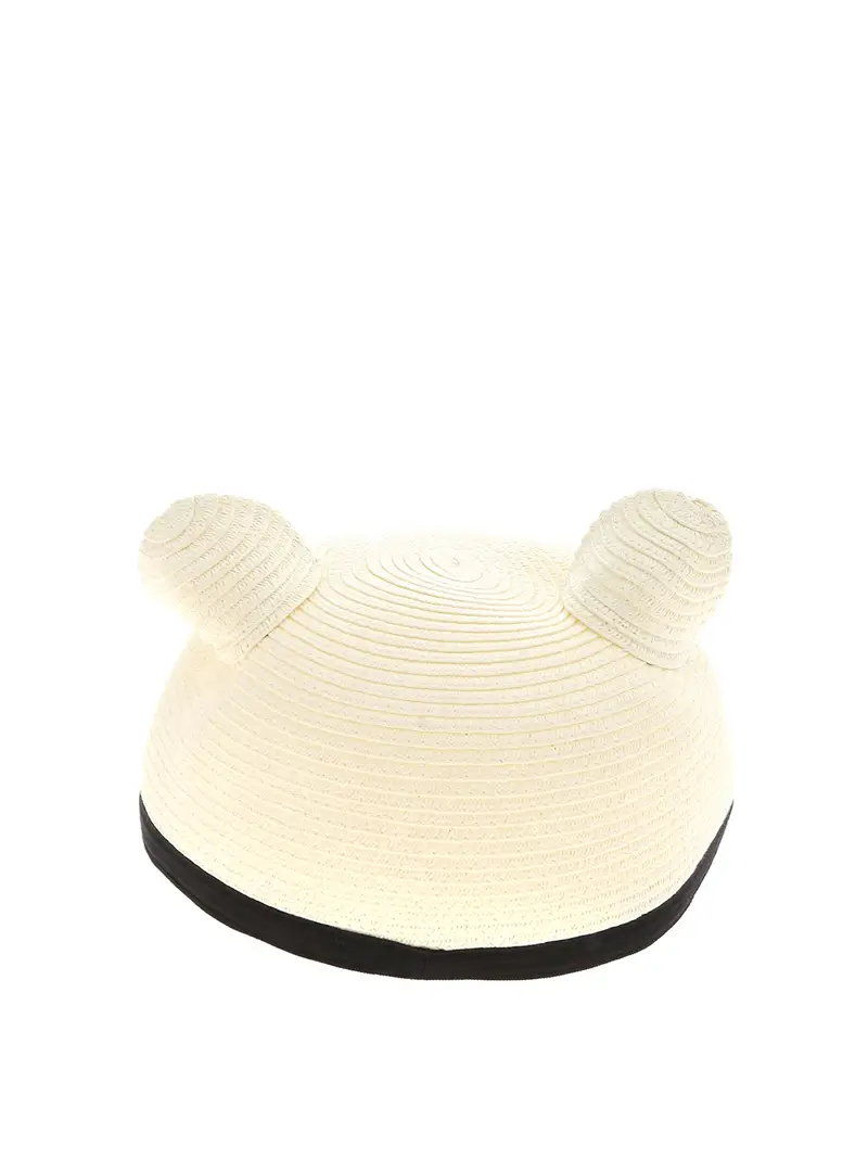 Cuffia per orecchie in paglia Choupette Beige